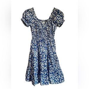Princess Polly Daniela smock floral mini dress size 2 cottagecore prariecore